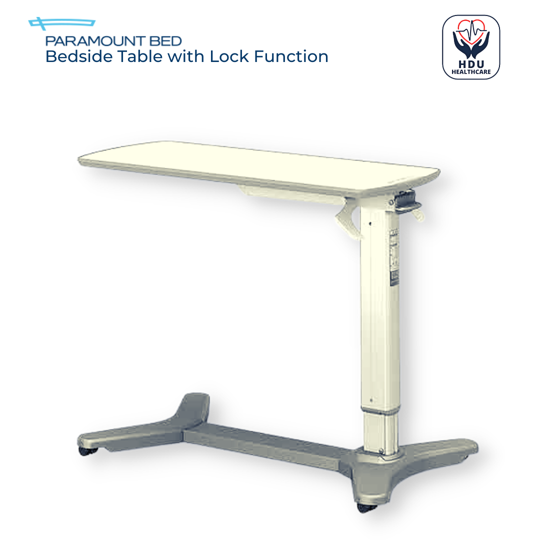 Paramount Bedside Table With Lock Function HDU Medical Equipments Store