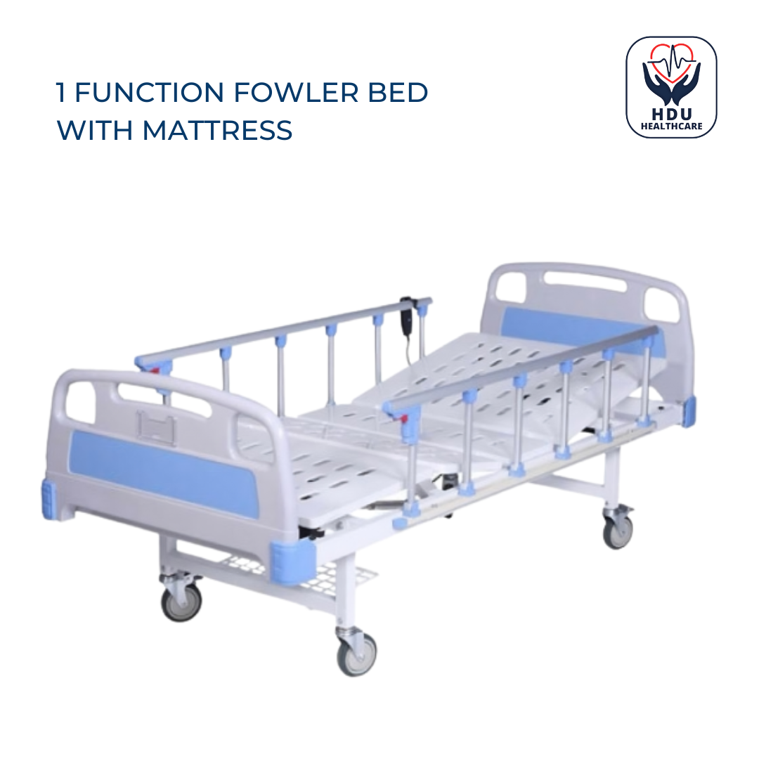 Fowler 1 Function Bed With Mattress MOTORIZED HDU Medical